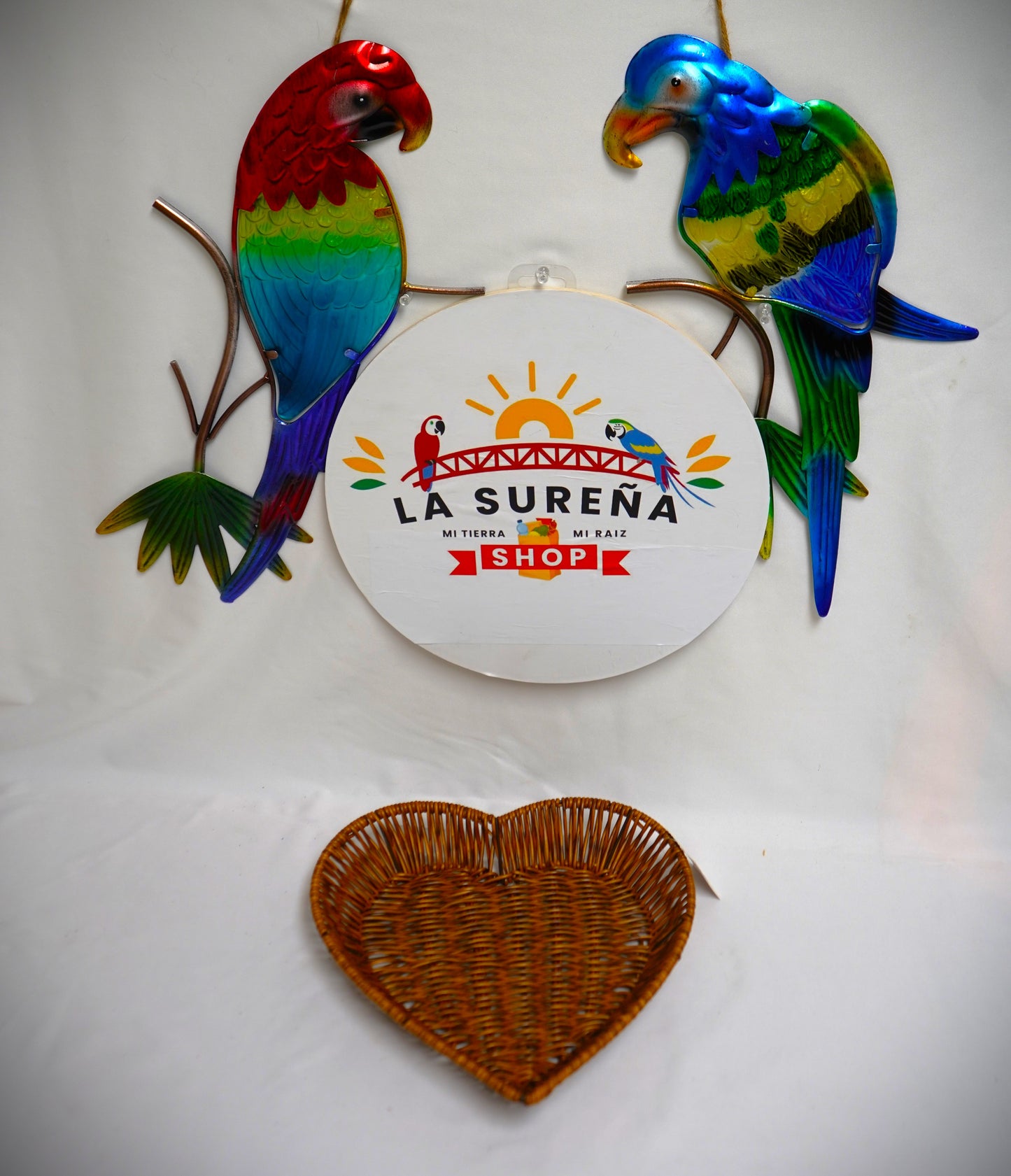 CANASTO FORMA DE CORAZON