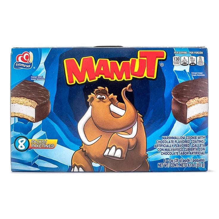 Galletas mamut Caja 8unid.